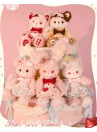 Pearl Doll Cabinet Cupcake Plush Fur Doll Bags(Reservation/Full Payment Without Shipping)